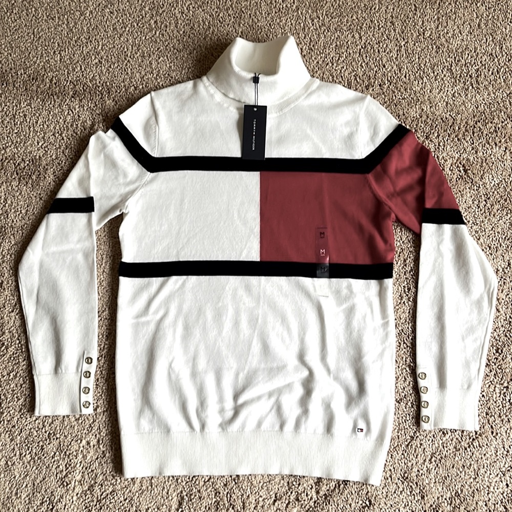 Tommy Hilfiger NWT Stella Turtleneck Sweater M
